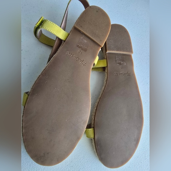 MADEWELL Hallie Espadrille Sandal in Nubuck Leather size 10 - Picture 9 of 9